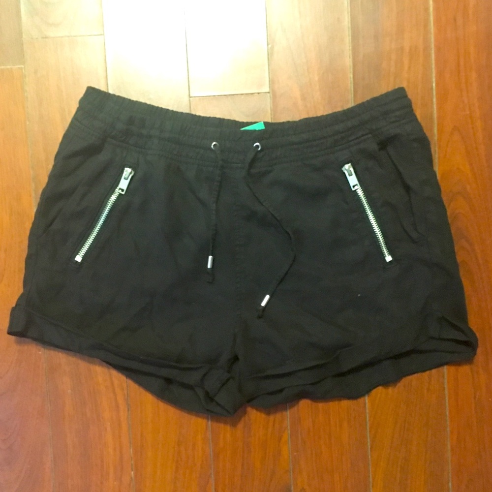❤️ Black Shorts with Zippers